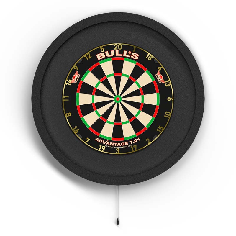 Bulls NL Lumo XL Dartbelysning & Väggskydd Svart - 2