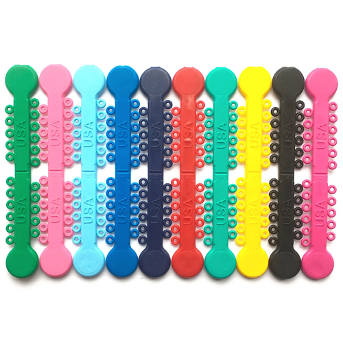 Versa-Ties™ Elastisk ligatur tie, Svart, 1012st.