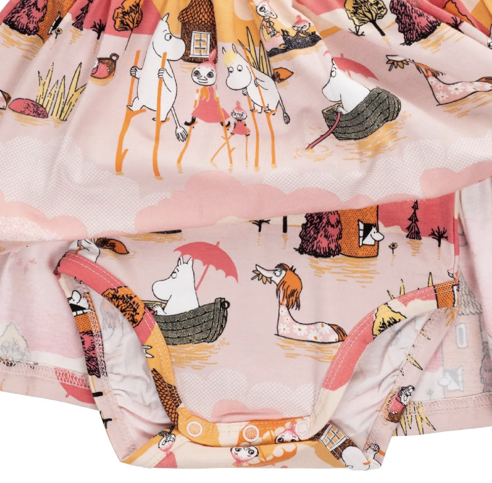 Moomin Baby Body Dress - Flash Flood Beige - 3