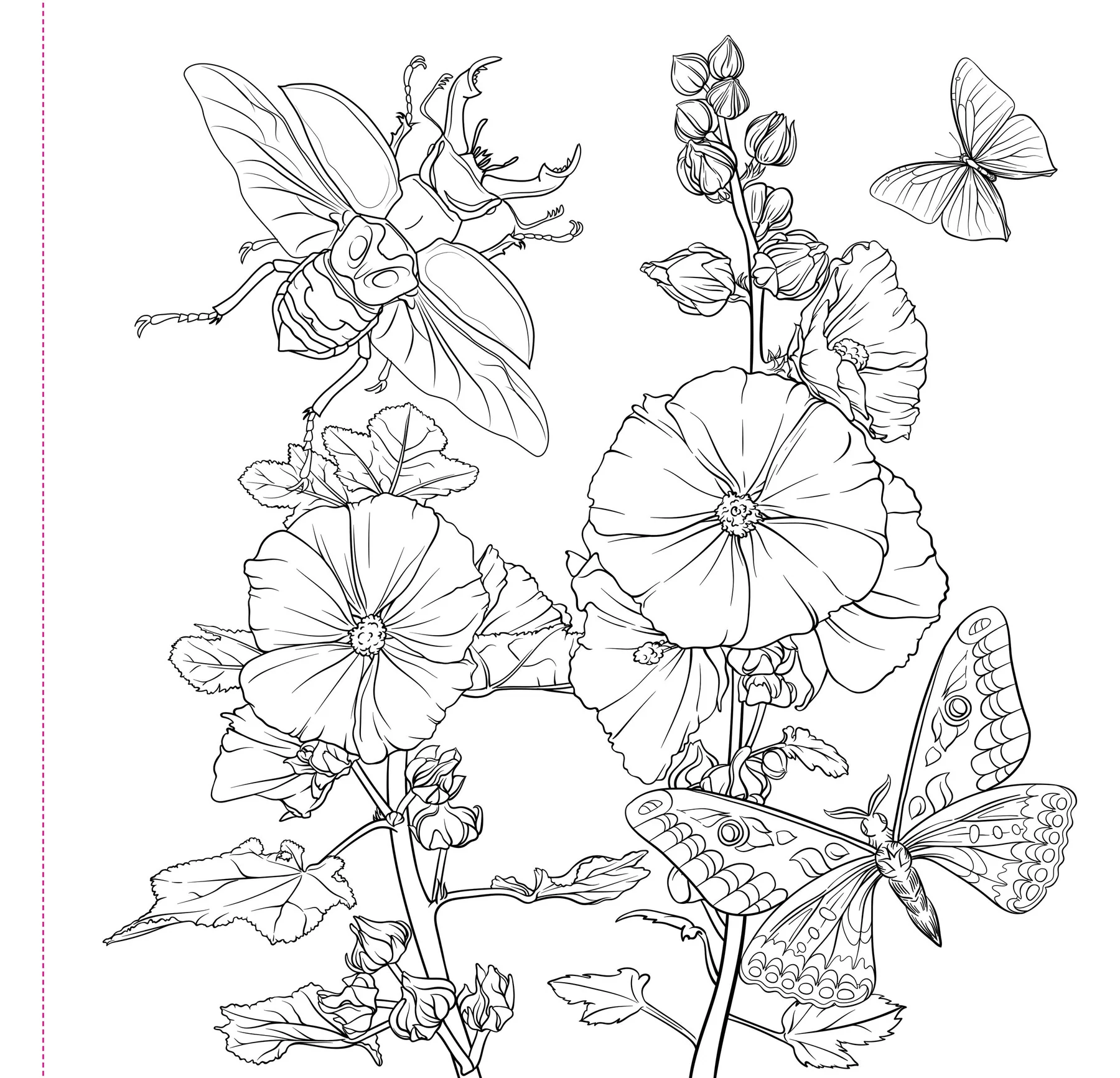 Goth Garden Adult Coloring Book - 4