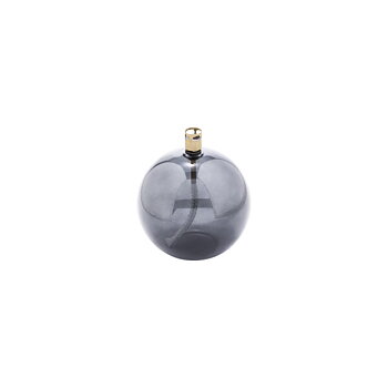 Oil Lamp Round Smoked Brass M