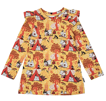 Moomin Child Tunic - Camping Yellow