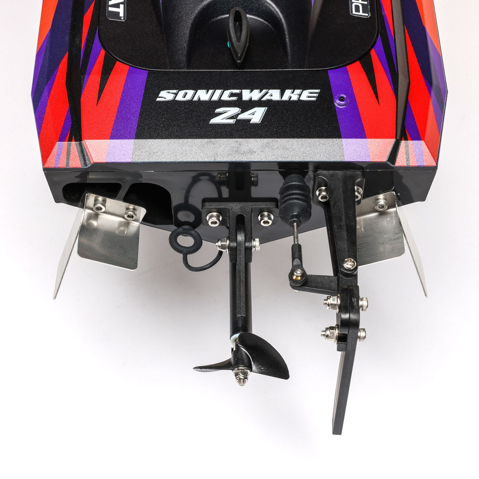 ProBoat Sonicwake 24" Self-Righting Brushless Deep-V RTR, Red - 21