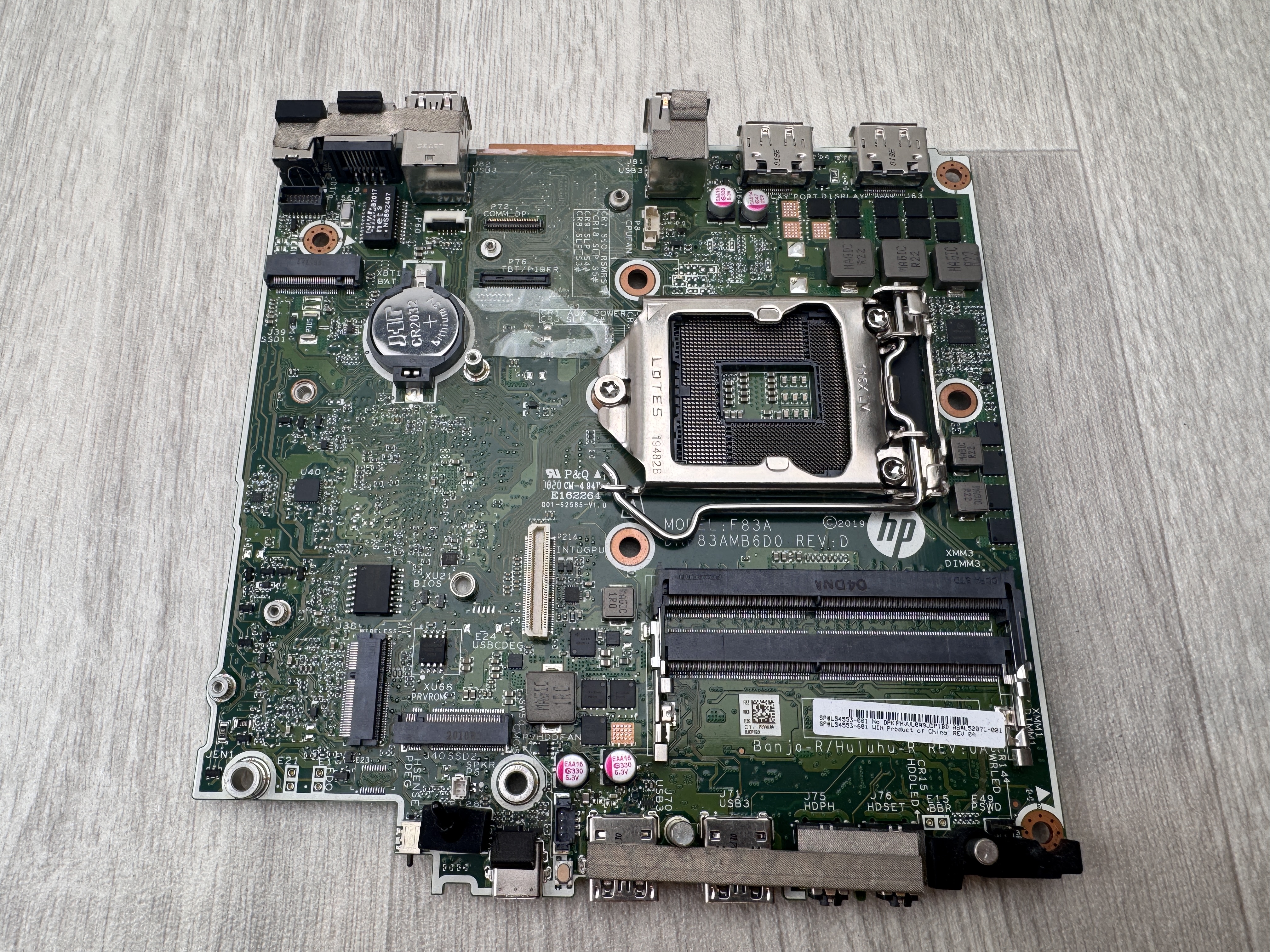 Moderkort HP EliteDesk 800 G5 DM Motherboard L54553-601 L54553-001 DAF83AMB6D0 (VMB*)