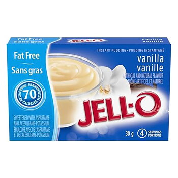 Jell-O Fat Free Vanilla Instant Pudding 30g