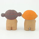 Lisa Larson (Adam & Eva 1972) Boy and Girl Figurines (Small) 11 cm (2)