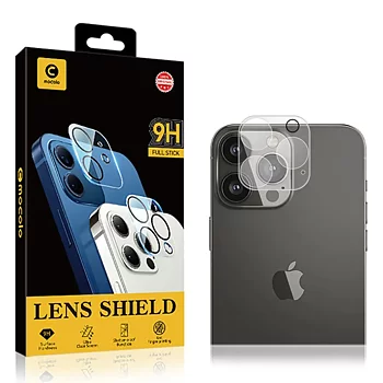 MOCOLO Linsskydd i Härdat Glas för iPhone 14 Pro/14 Pro Max - Genomskinlig