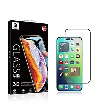 MOCOLO 3D Skärmskydd i Härdat Glas för iPhone 14 Pro Max - Svart
