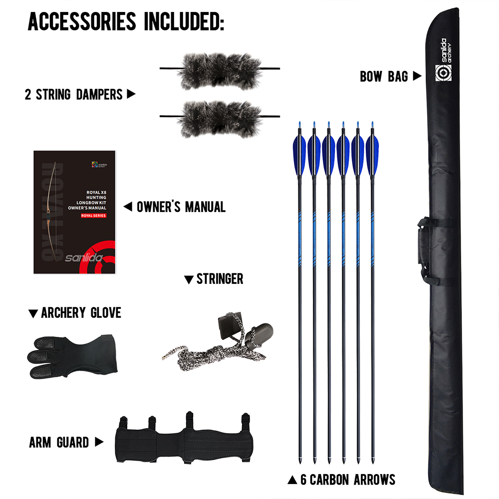 Paket Sanlida Royal Longbow X8 - 2