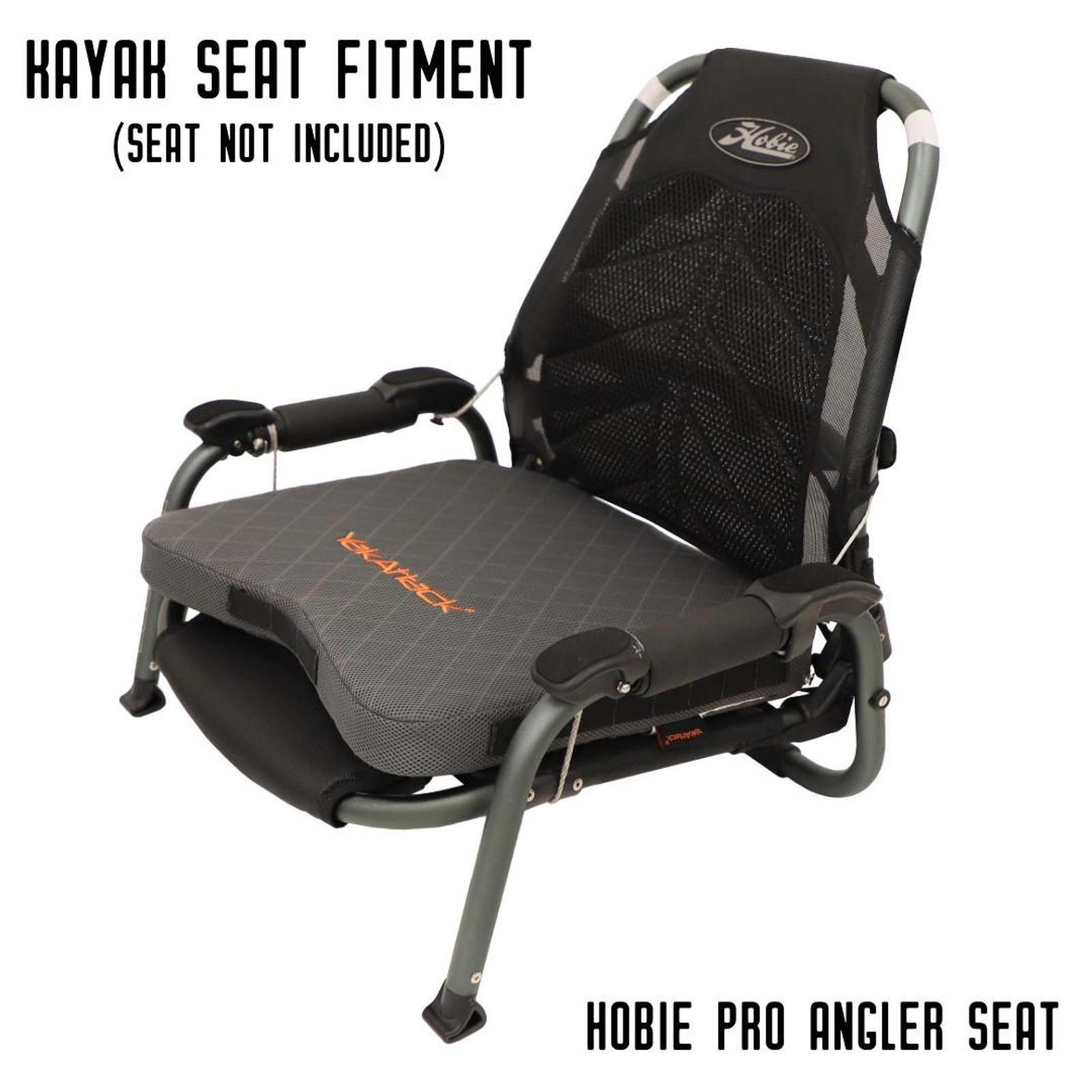 YakAttack MultiFlex Sittkudde, Inkluderar fästen, Medium/Firm, Grey - 13