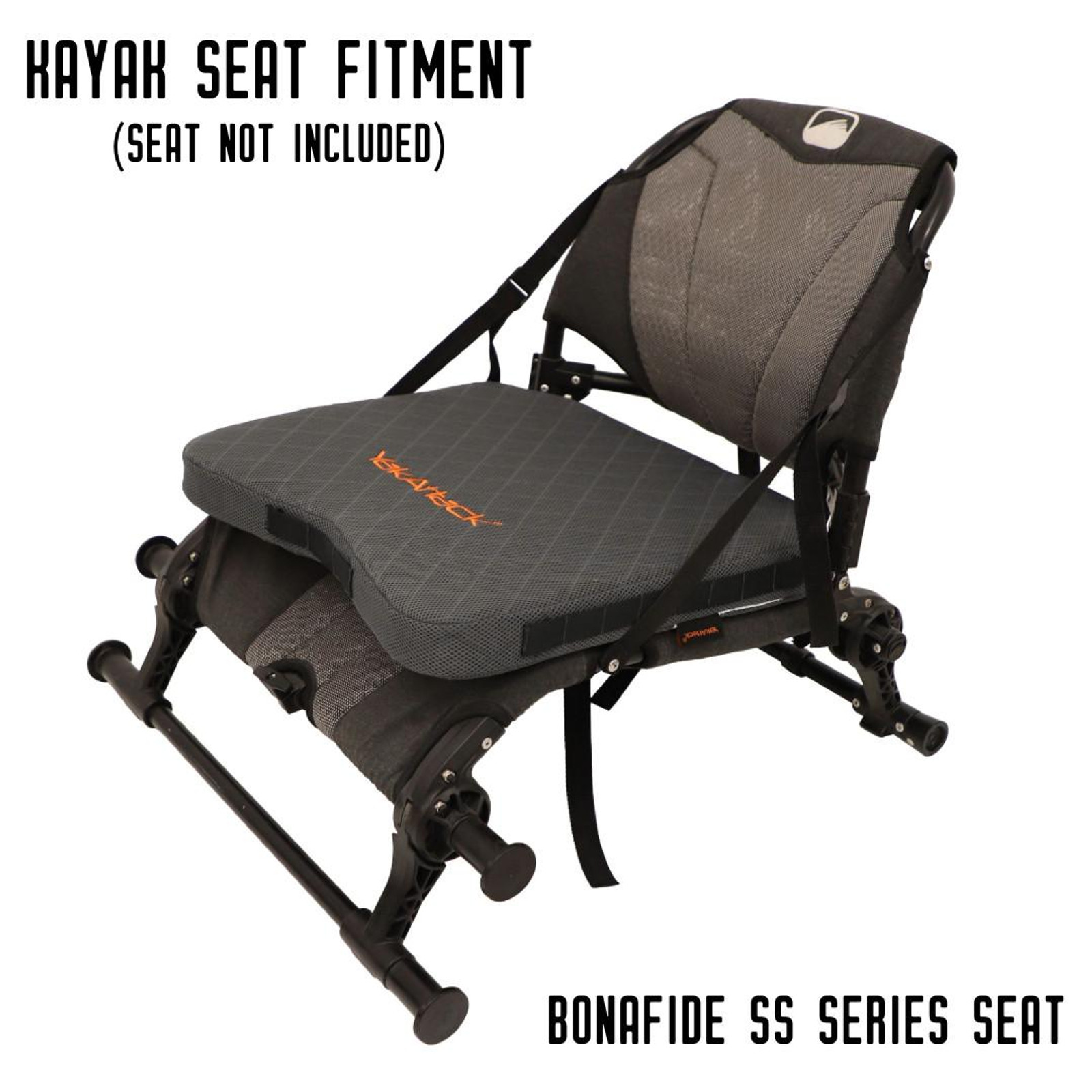 YakAttack MultiFlex Sittkudde, Inkluderar fästen, Medium/Firm, Grey - 12