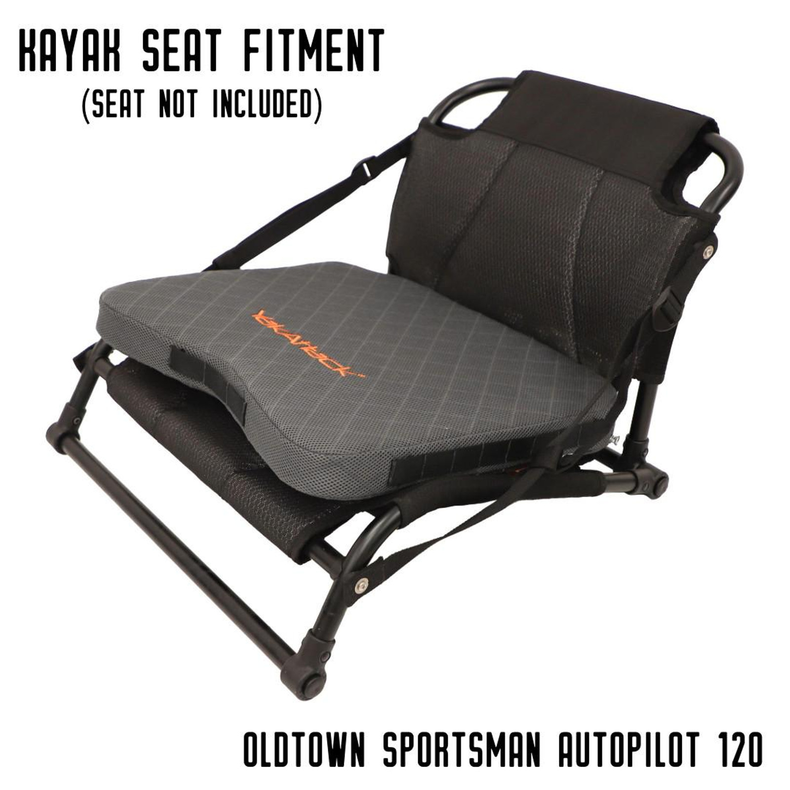 YakAttack MultiFlex Sittkudde, Inkluderar fästen, Medium/Firm, Grey - 14