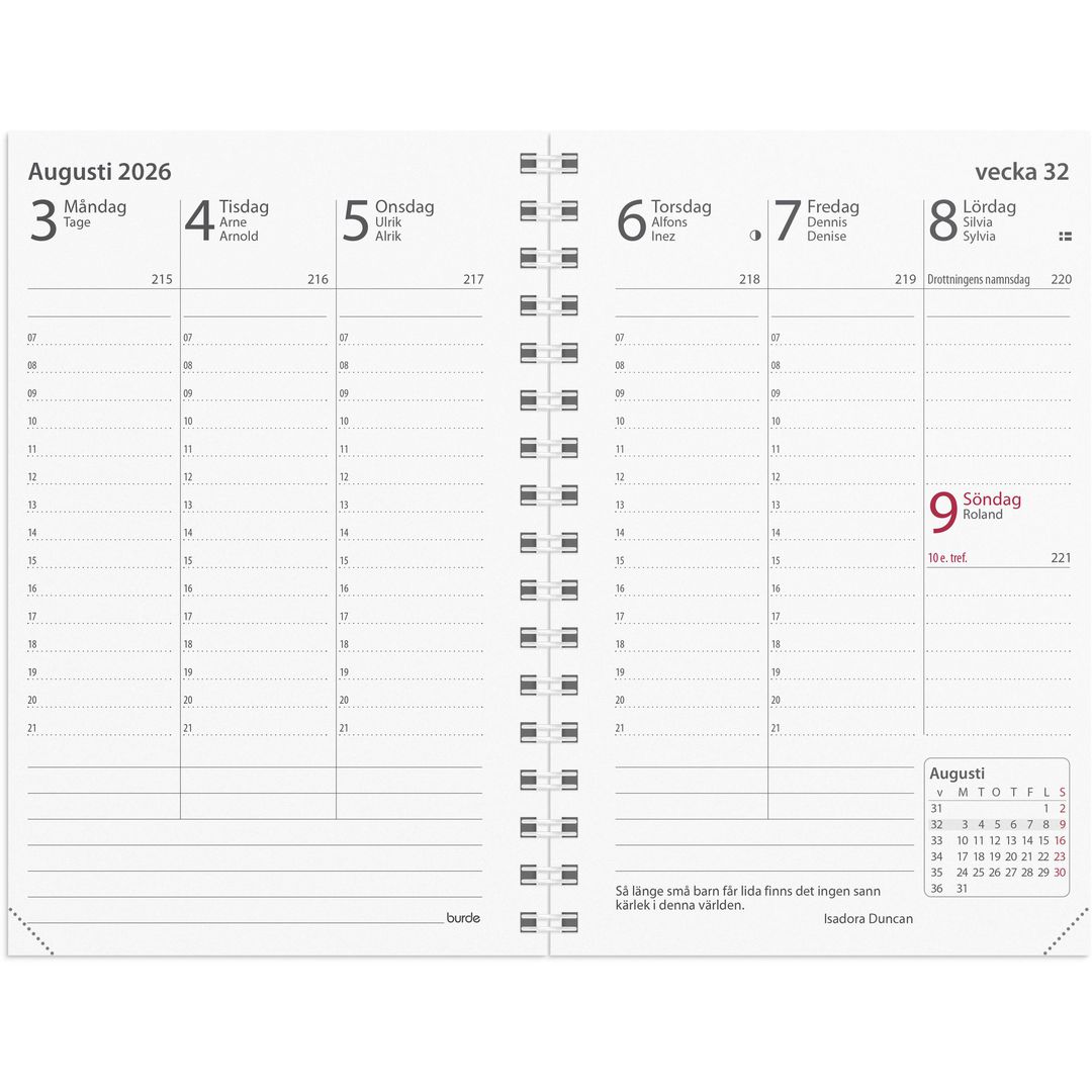 Kalender Prestige refill 2026 - 2