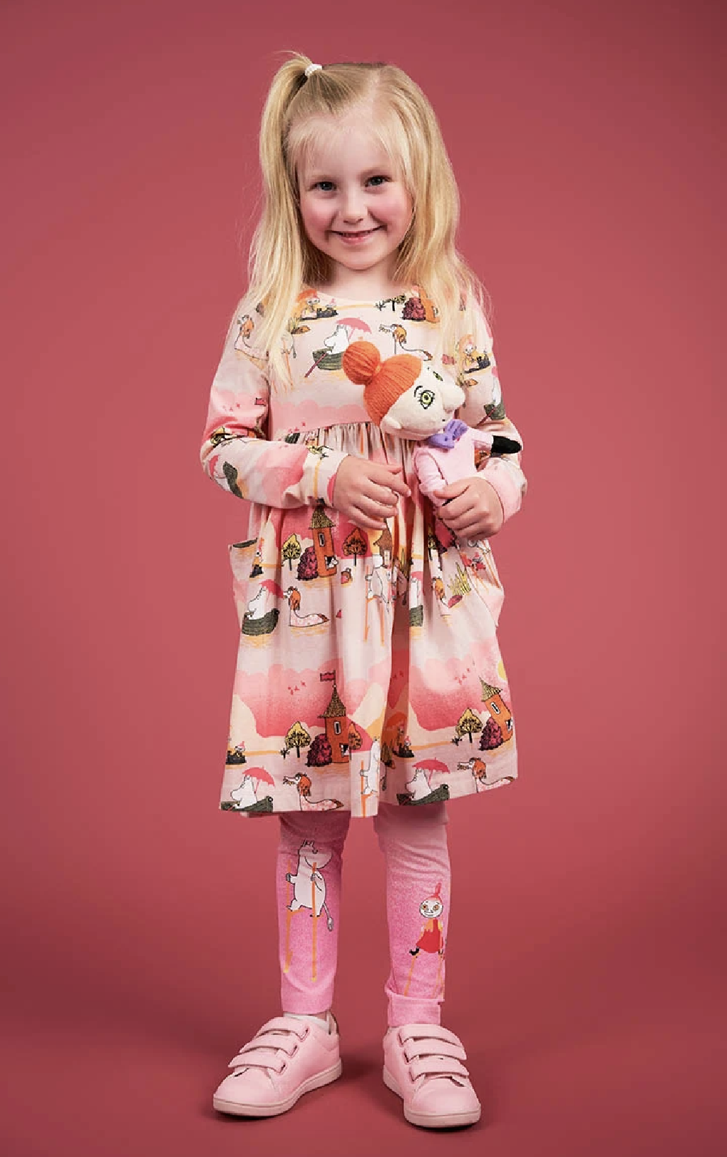 Moomin Child Dress - Flash Flood Beige - 2