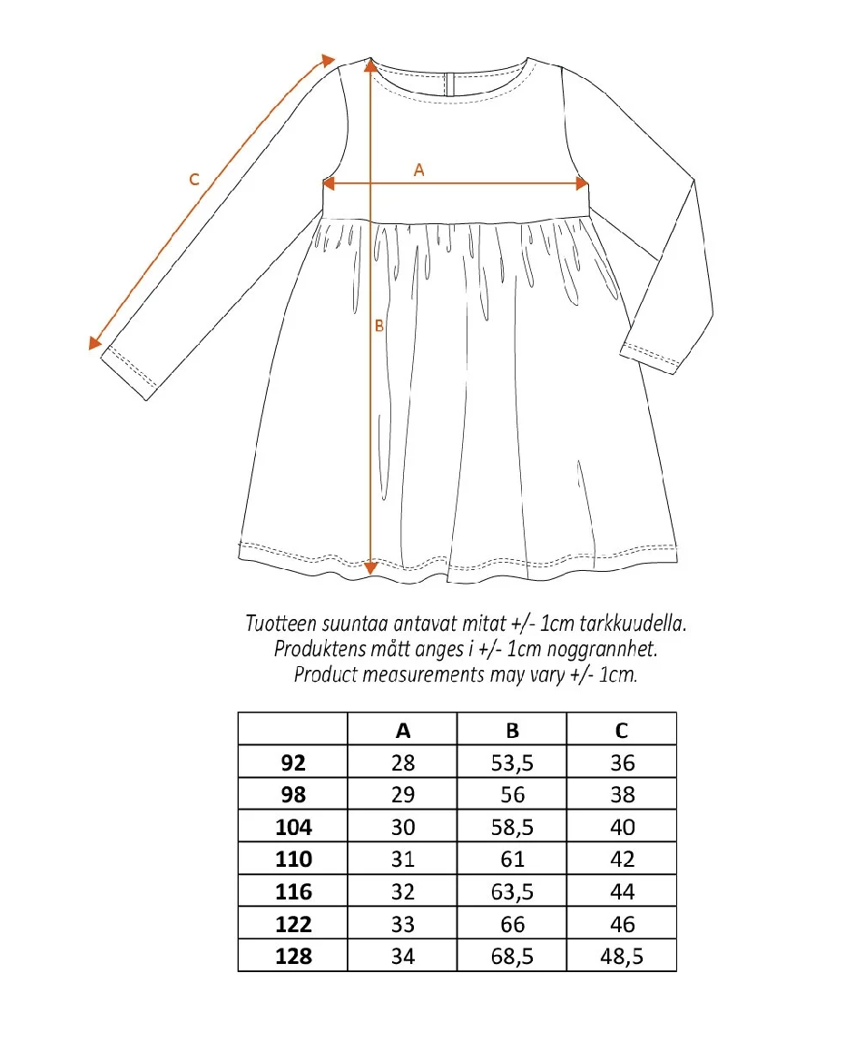 Moomin Child Dress - Flash Flood Beige - 3