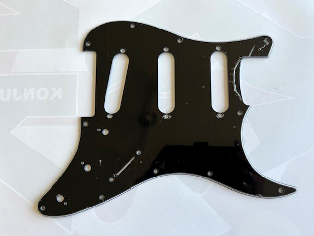 Jet Guitars PS-300 Pickguard SSS Black