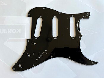 Jet Guitars PS-300 Pickguard SSS Black