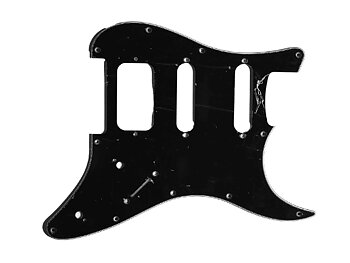 Jet Guitars PS-400 Pickguard HSS Black