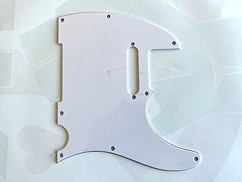 Jet Guitars PT-300 Pickguard SS White
