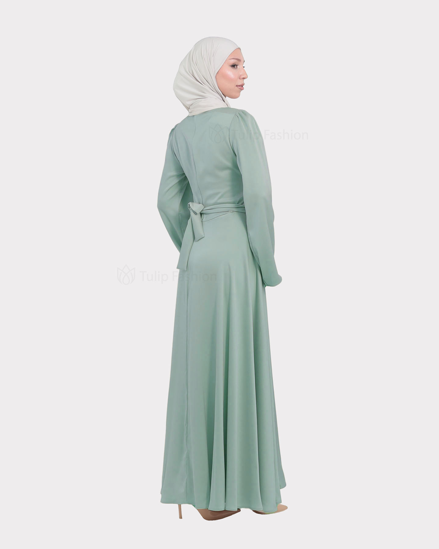 Party dress - Pistachio Green - 2