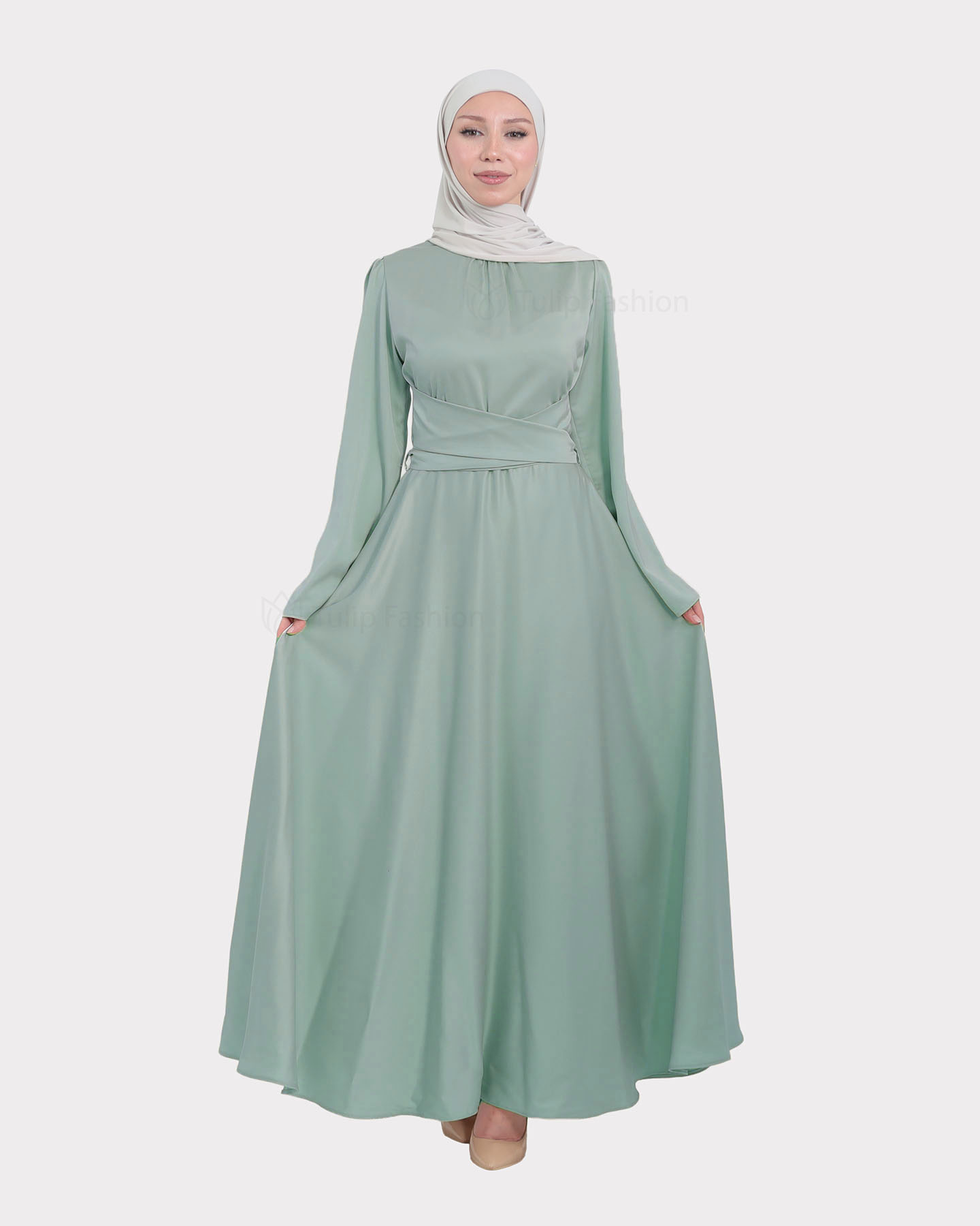 Party dress - Pistachio Green