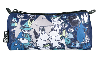 Moomin Pencil Case - Class Reunion Blue