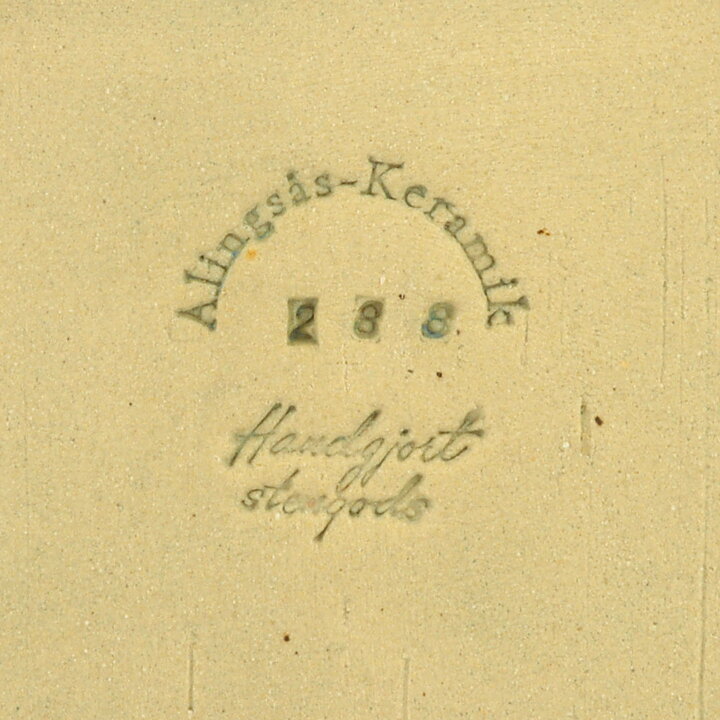 Heinz Preissler (1968) Quadratic Wall Plaque with Flower Motif 13 cm