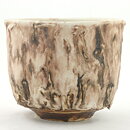 Isak Isaksson (2000s) Unique Chawan Bowl with Shino Glaze 10 cm #48