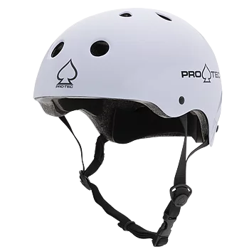 Pro-Tec Classic Certifierad Skateboardhjälm Gloss White