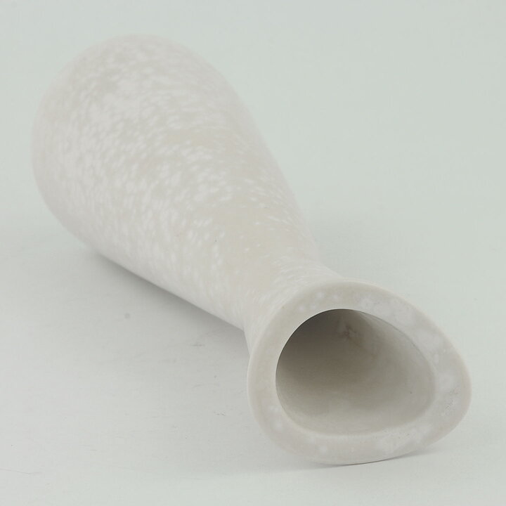 Gunnar Nylund (AUI 1950s) White Modern Vase 21 cm