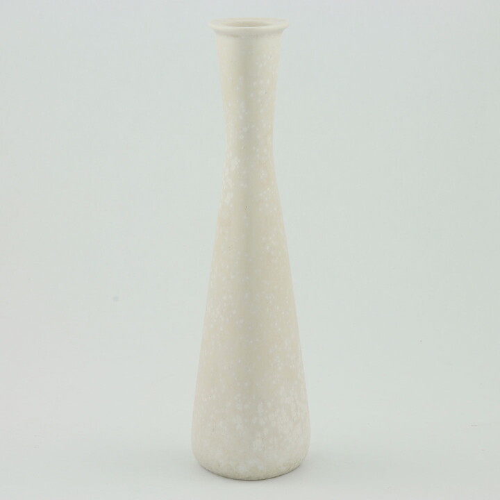 Gunnar Nylund (AUI 1950s) White Modern Vase 21 cm