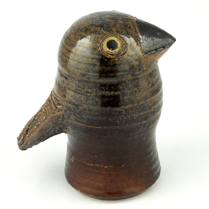 Astrid Anderberg (1960s) Unique Brown Bird 13 cm 