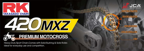 RK Chain 420 MXZ Heavy Duty Chain