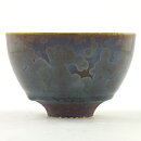 Isak Isaksson (2000s) Unique Chawan Bowl with Blue/Gray Glaze 12 cm #49