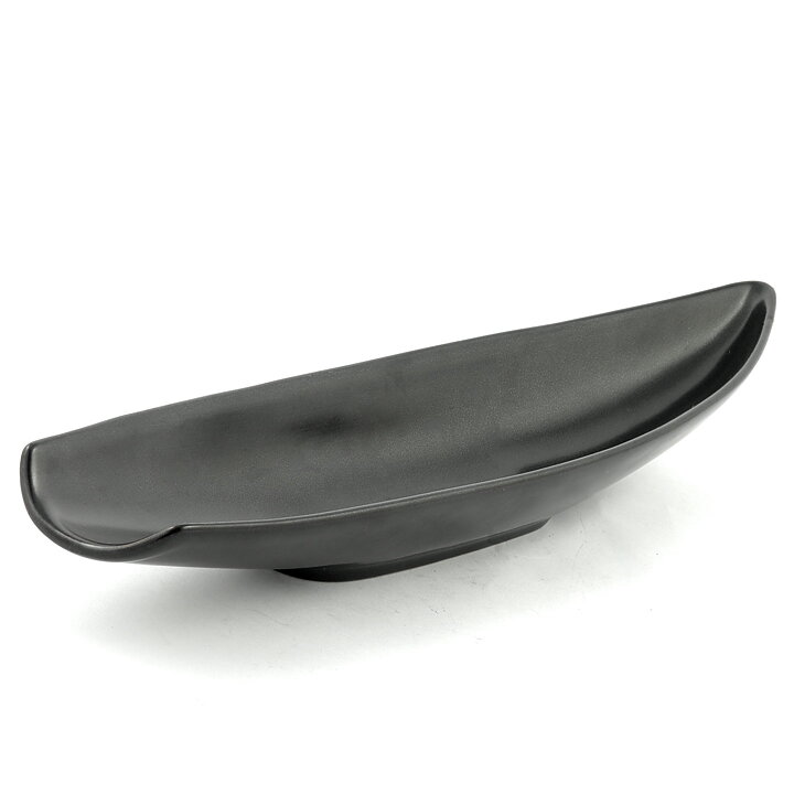Stig Lindberg (Endiv 1956) Black Organic bowl 33 cm (3)