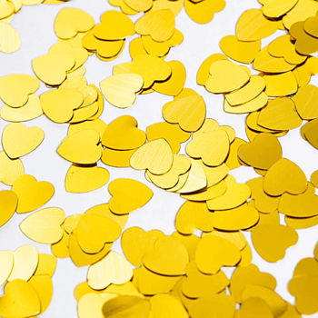 Konfetti Hjärta Guld