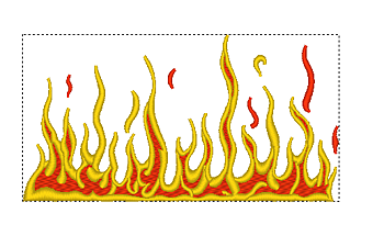 Eldflammor border - Brodyr 87