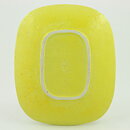 Gunnar Nylund (1950s) Yellow Dish with Plant Relief 24 cm