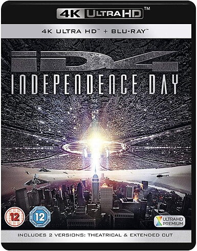 Independence Day: Theatrical And Extended Cut (BLU-RAY 4K ULTRA HD + BLU-RAY)