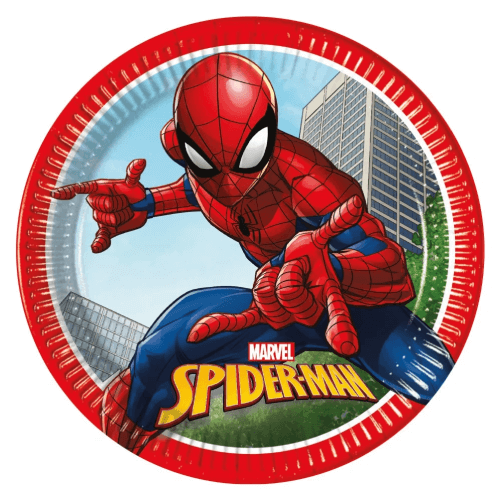 Spiderman® Papptallrikar 23 cm 