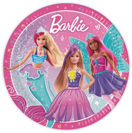 Barbie® Papptallrikar 