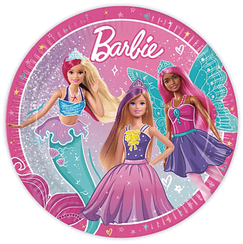 Barbie® Papptallrikar 