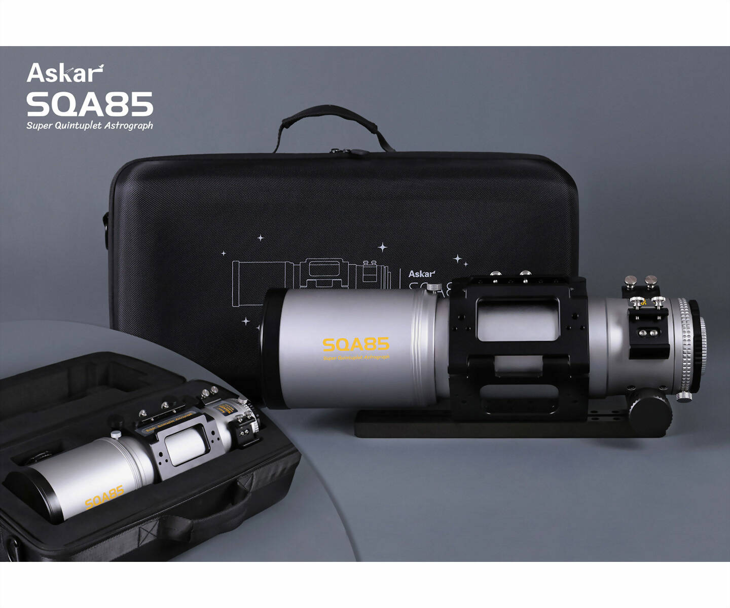 ASKAR SQA85 - 85 MM APOKROMATISK REFRAKTOR - OTA - 12