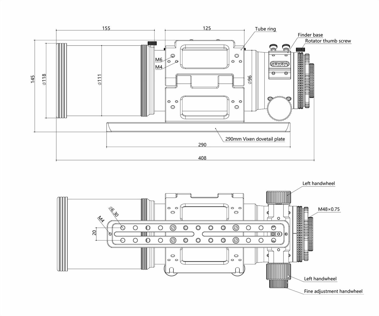 ASKAR SQA85 - 85 MM APOKROMATISK REFRAKTOR - OTA - 11