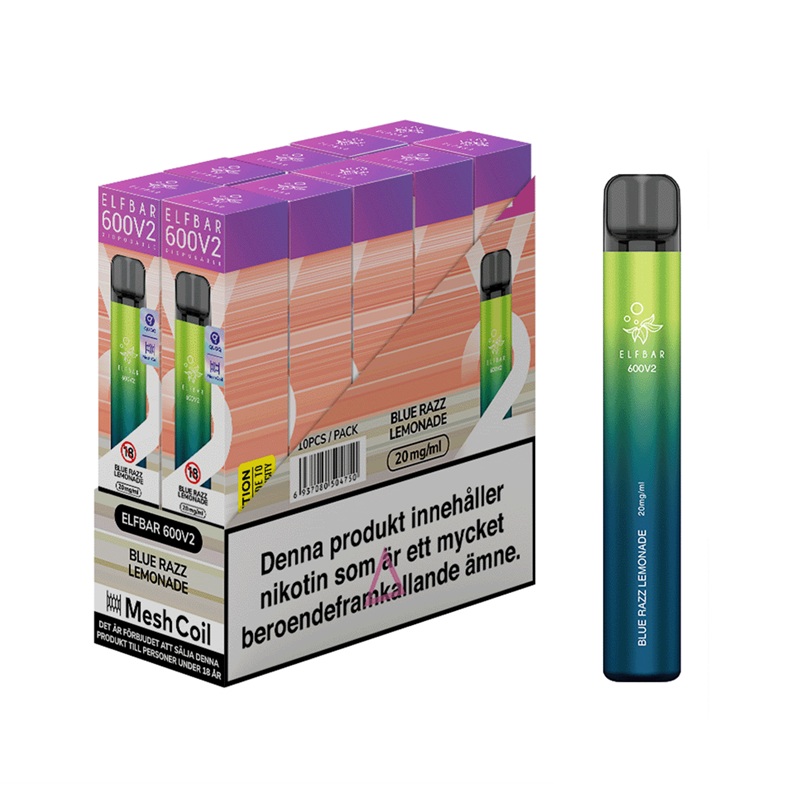 10-PACK - Elfbar V2 Mesh - 12