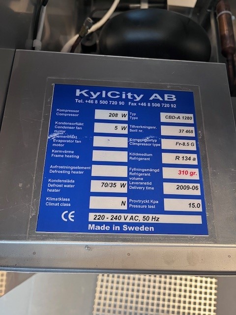 Kylbänk Kylcity - Demoexemplar - 5