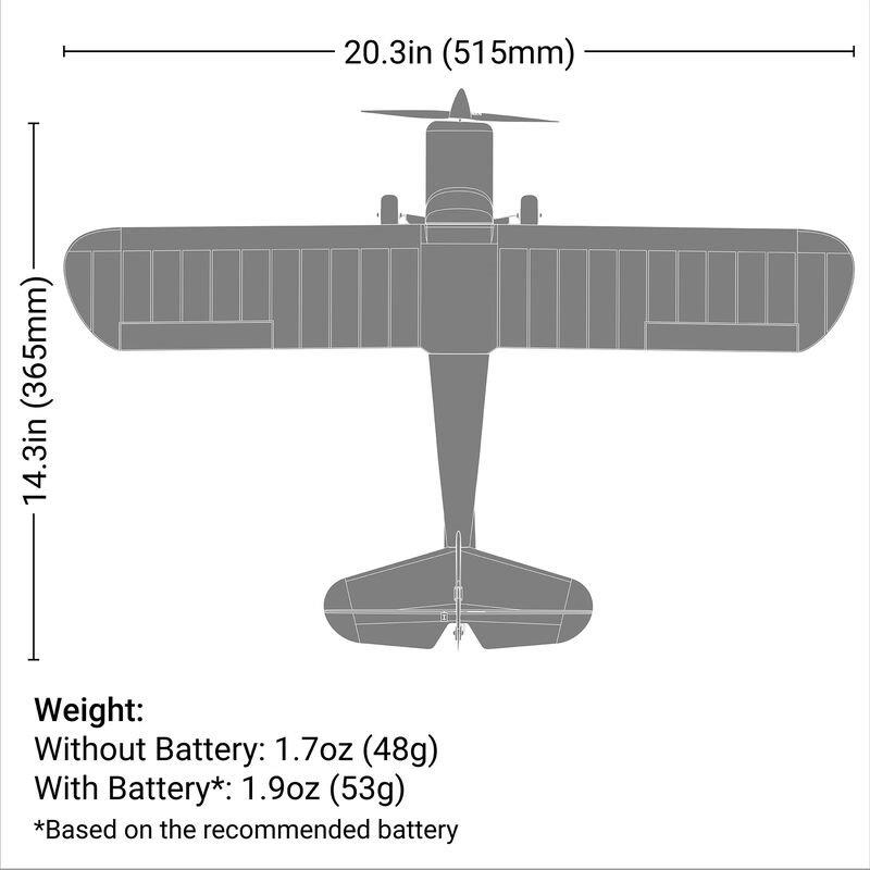 Hobbyzone Champ Anniversary Special Edition 515mm BNF Basic with SAFE - 20