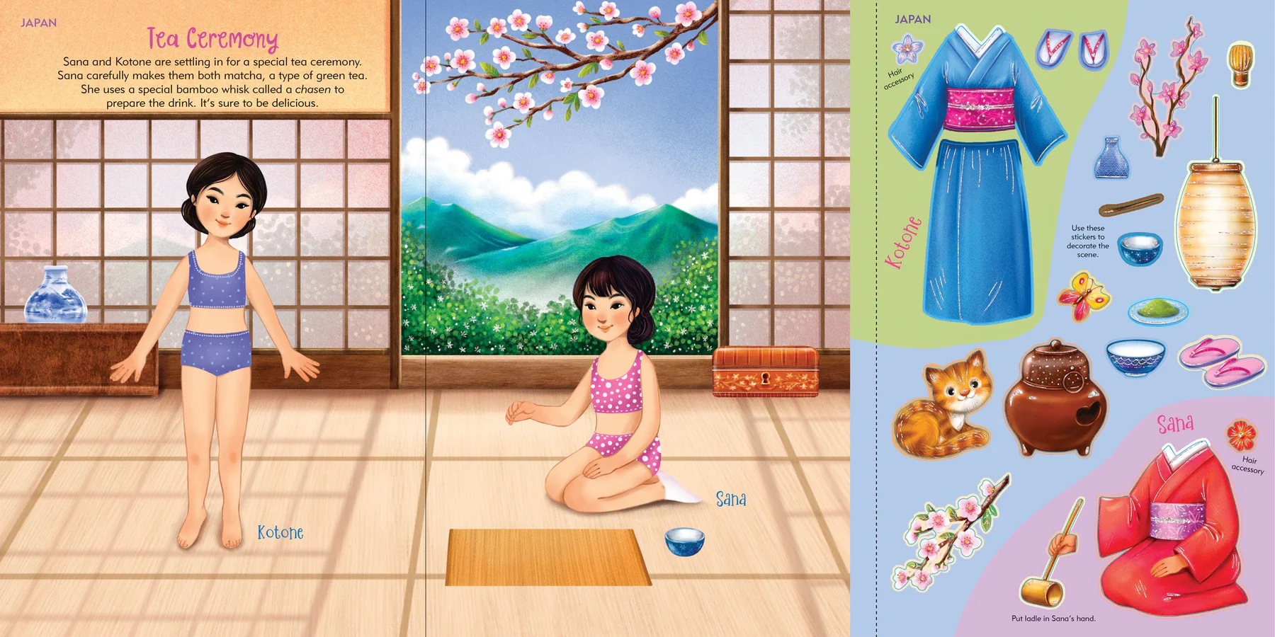 Across the Globe Sticker Doll Dress-Up Book - 4