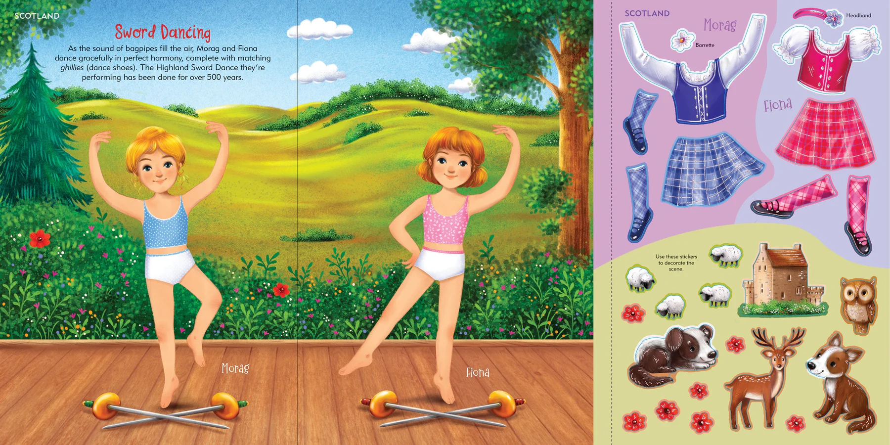 Across the Globe Sticker Doll Dress-Up Book - 6