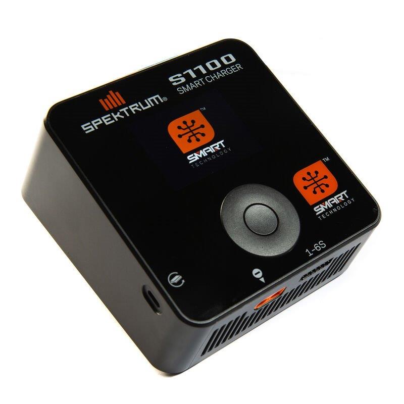 Spektrum S1100 AC Smart Charger, 1x100W (EU) - 12